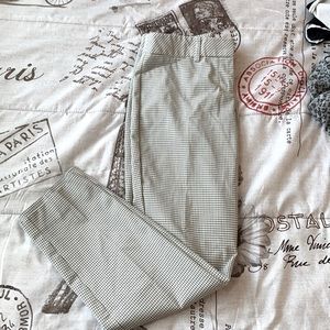 Express Checkered Pants White & Black